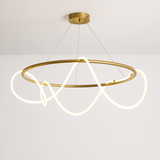 lustre moderne long tuyau led pour décoration maison suspendu