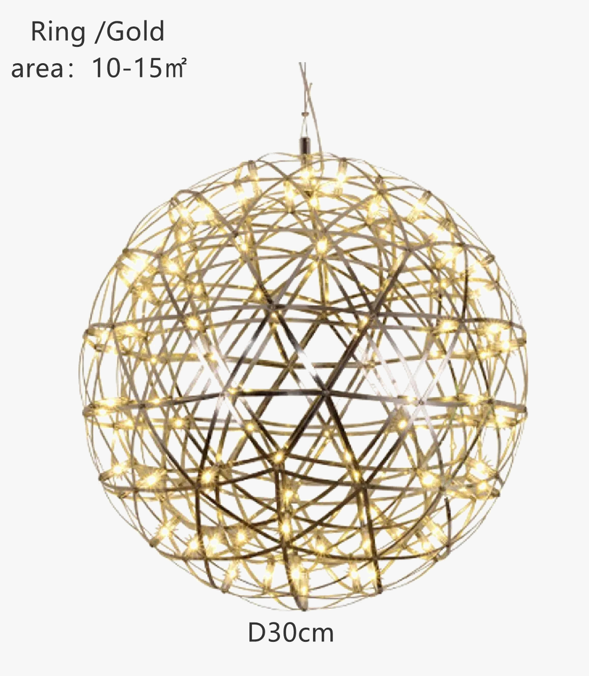lustre moderne luxe en led pour éclairage intérieur