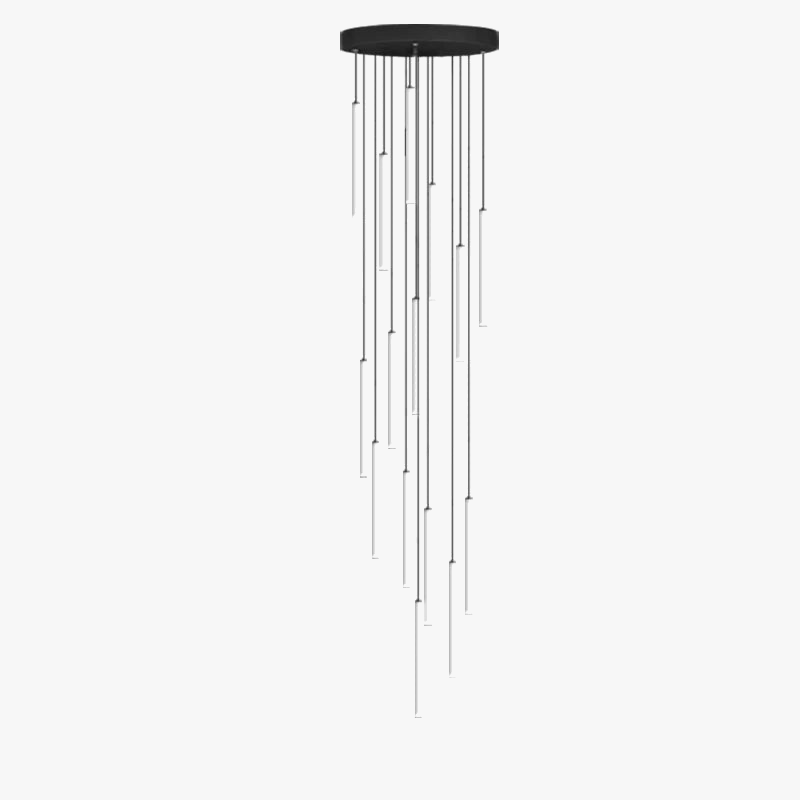 lustre moderne minimaliste de luxe pour duplex