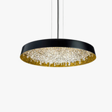 lustre moderne minimaliste en cristal pour éclairage intérieur