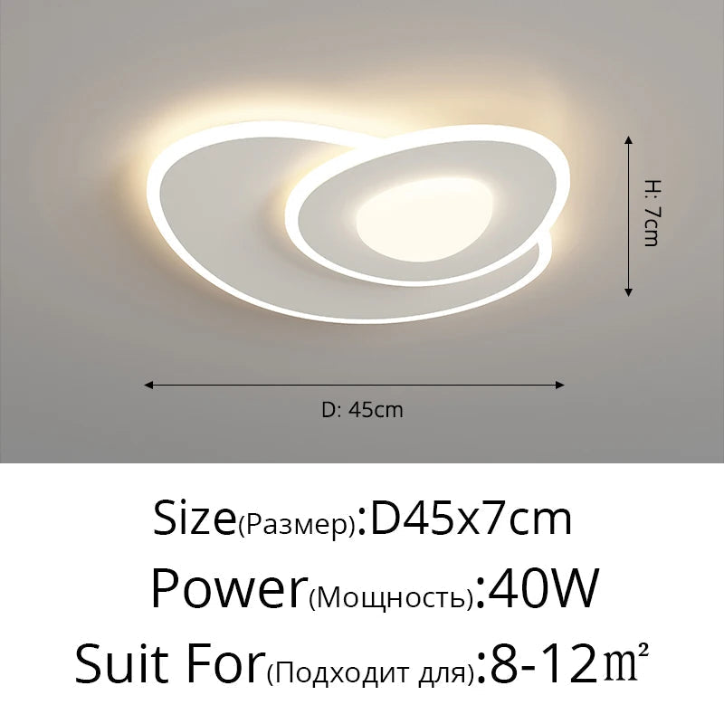 lustre moderne minimaliste ensemble de plafonniers pavés