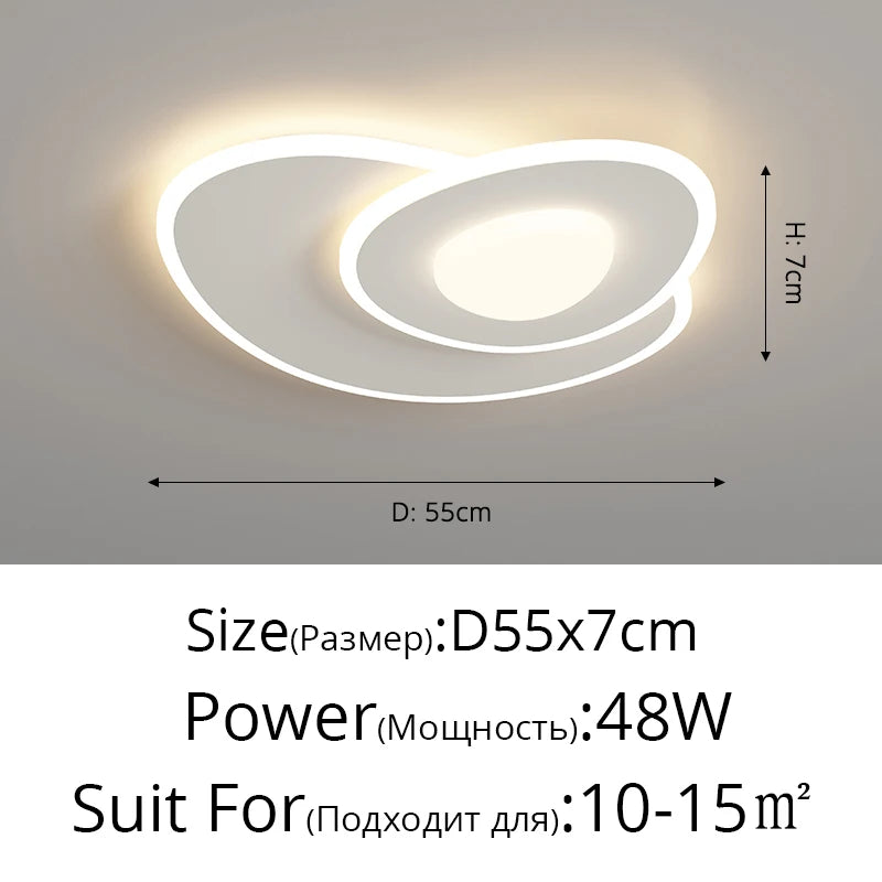 lustre moderne minimaliste ensemble de plafonniers pavés