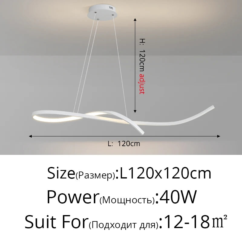 lustre moderne minimaliste pour éclairage intérieur design élégant