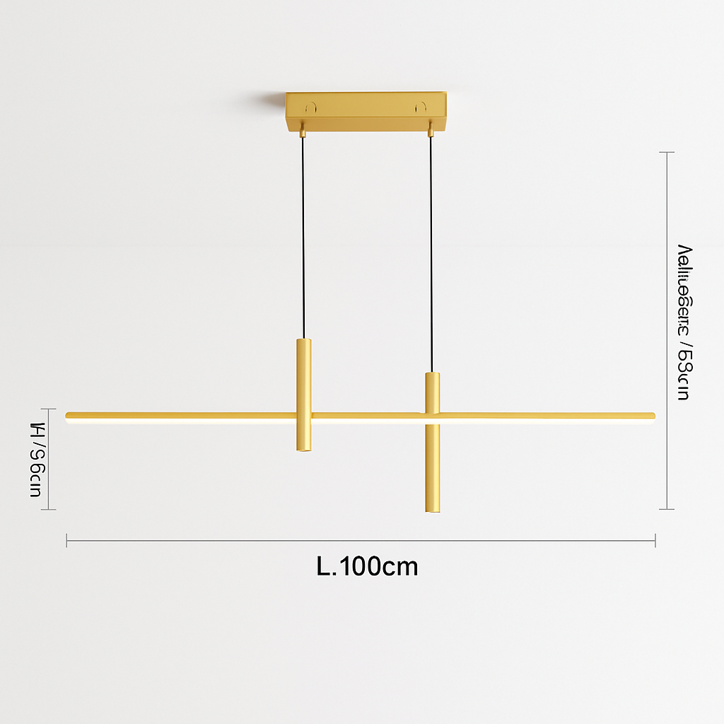 lustre moderne minimaliste pour cuisine et salle à manger