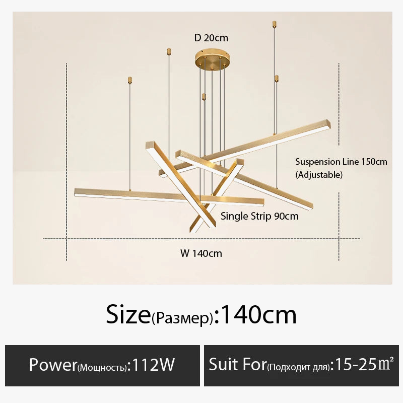 lustre moderne minimaliste pour une ambiance chaleureuse et design