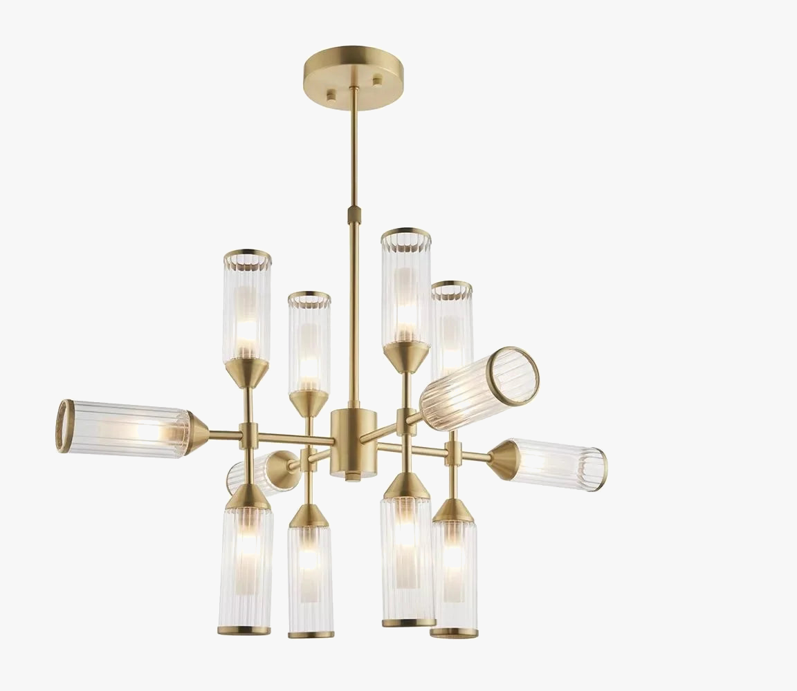 lustre moderne multi-bras design luxe pour une ambiance raffinée