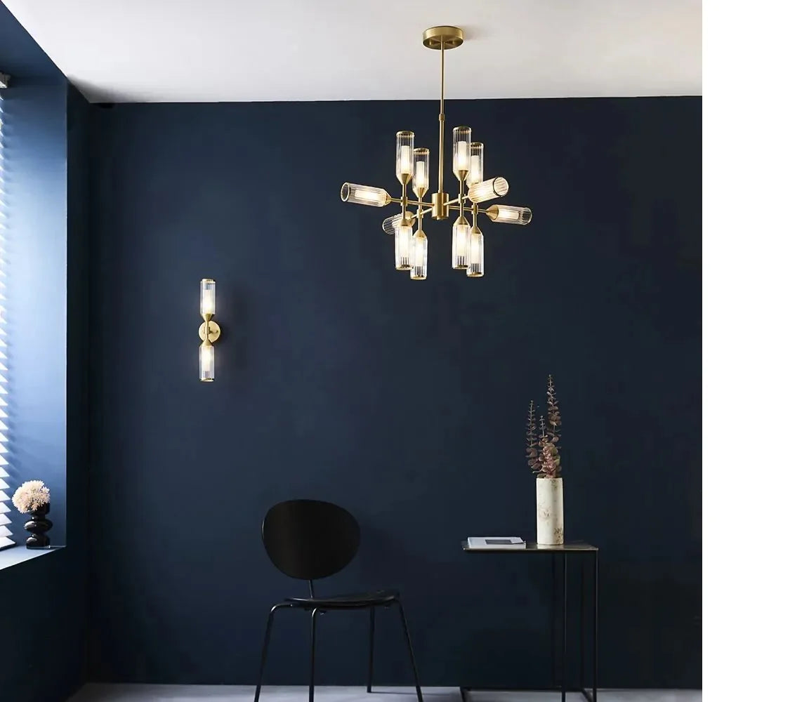 lustre moderne multi-bras design luxe pour une ambiance raffinée