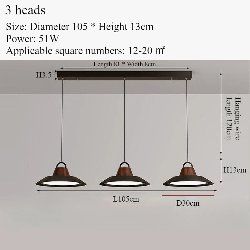 lustre moderne nordique créatif pour décoration intérieure avec lumières led