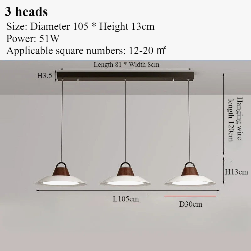lustre moderne nordique créatif pour décoration intérieure avec lumières led