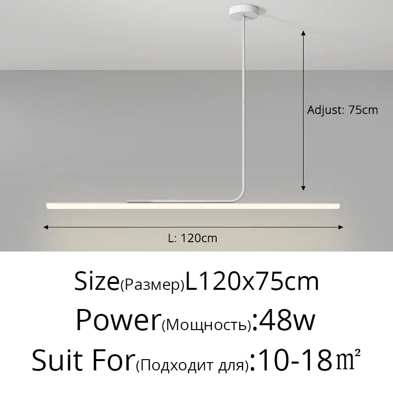 lustre moderne nordique en led pour décoration intérieure
