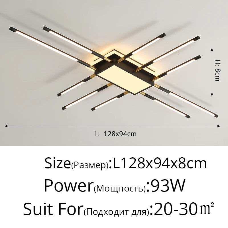 lustre moderne nordique en led pour intérieur décoratif