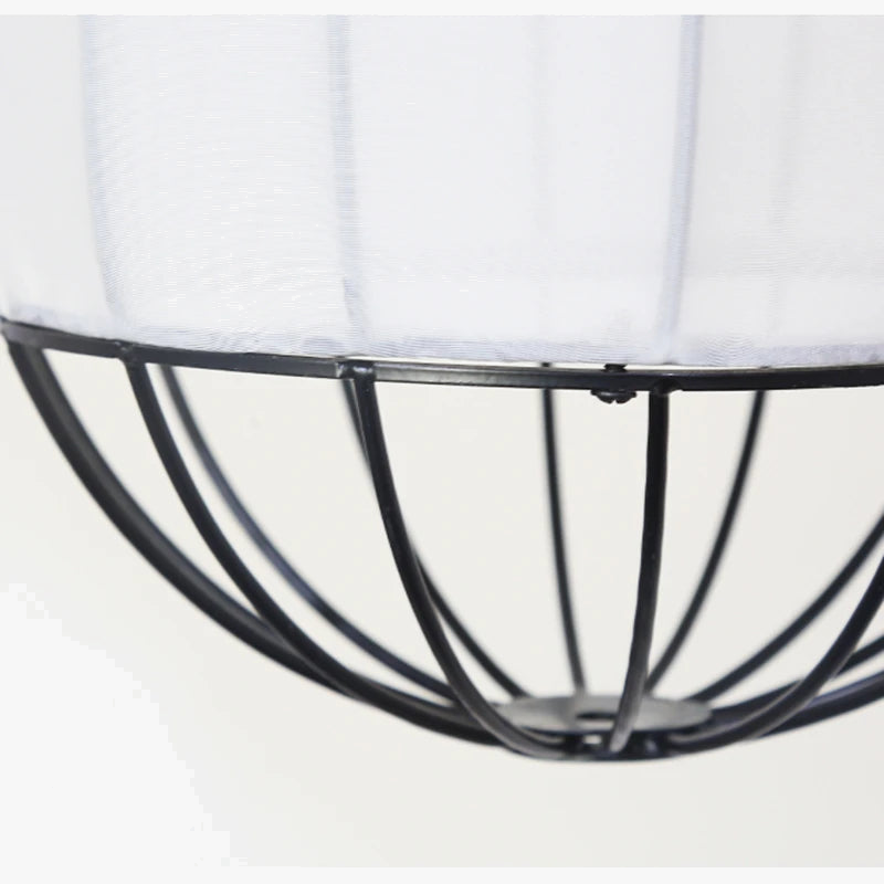 lustre moderne nordique en tissu pour intérieur style épuré