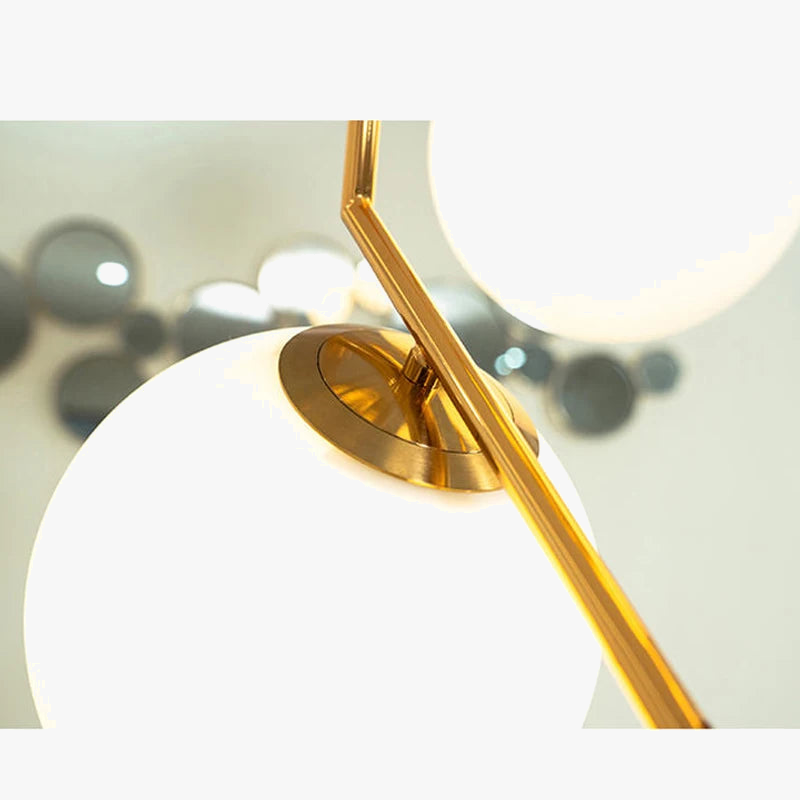 lustre moderne nordique en verre pour décoration intérieure