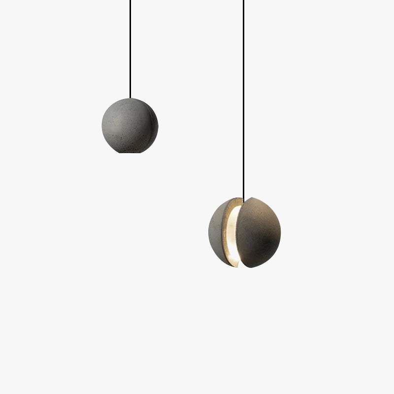 lustre moderne nordique led créatif design lune planète
