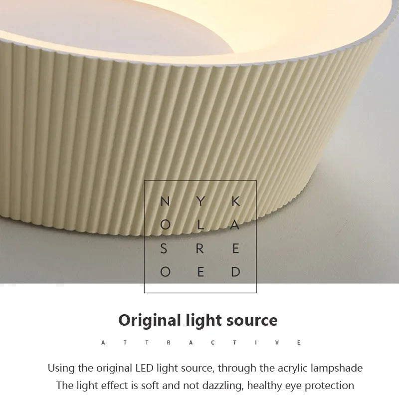 lustre moderne nordique à led pour intérieur
