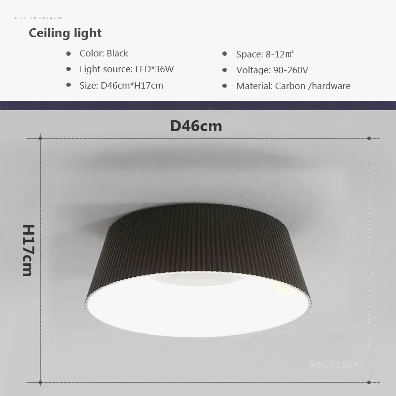 lustre moderne nordique à led pour intérieur