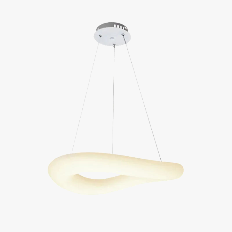 lustre moderne nordique nuage led décoration suspendue