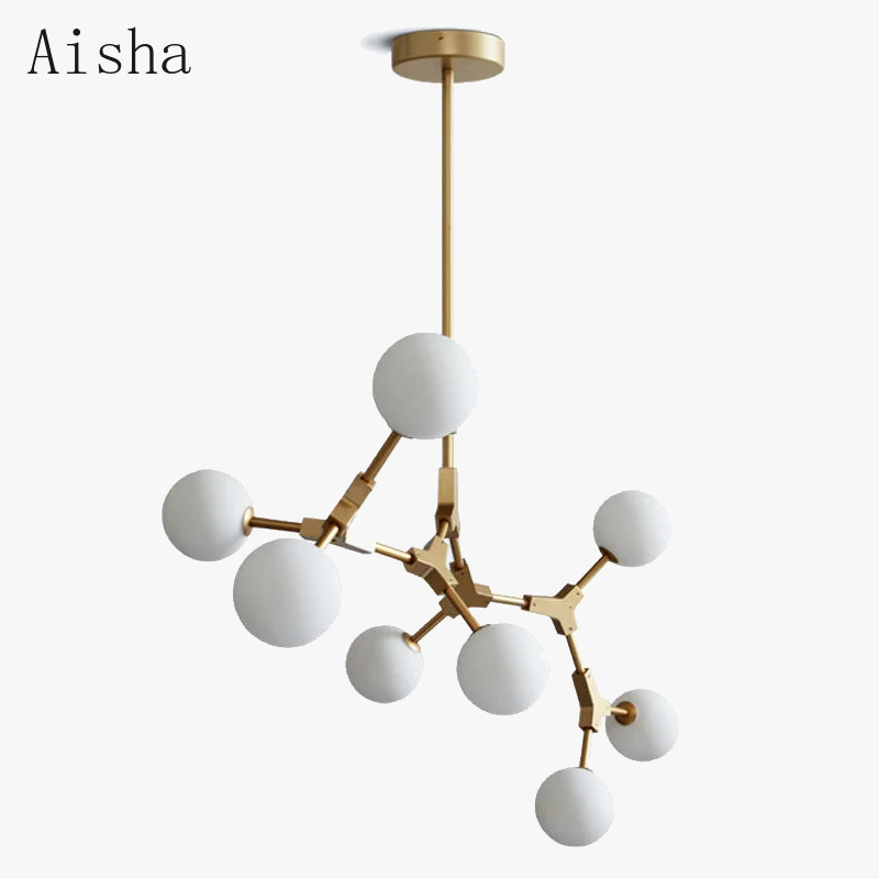 lustre moderne nordique pour décoration intérieure élégante