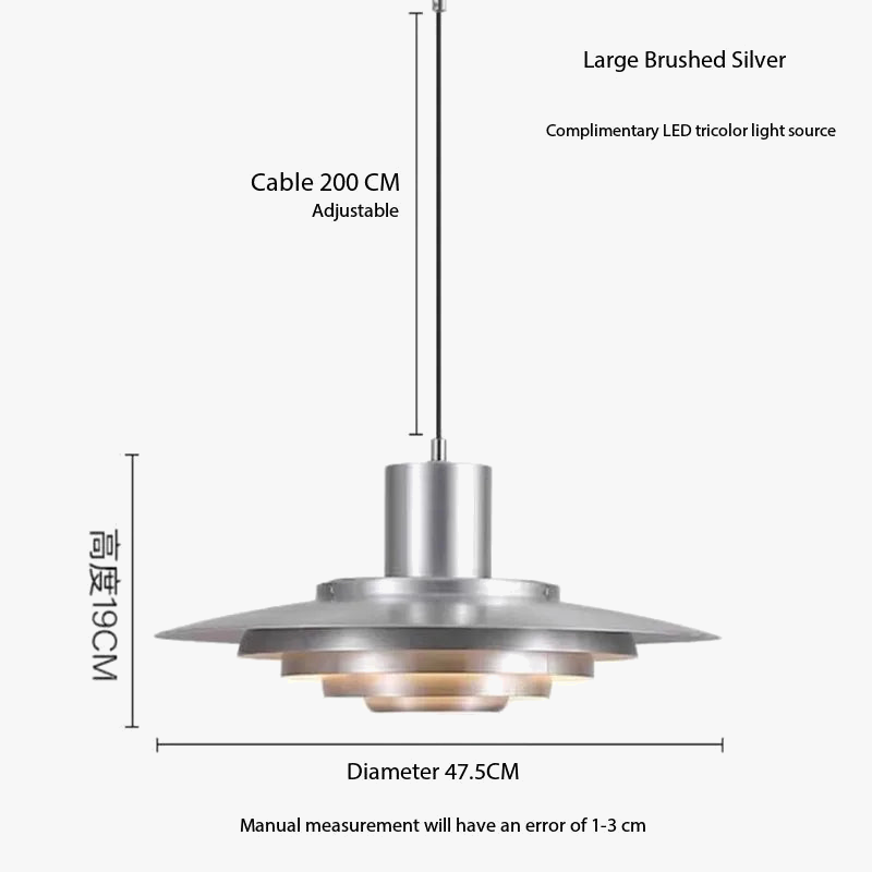 lustre moderne nordique simple design soucoupe volante