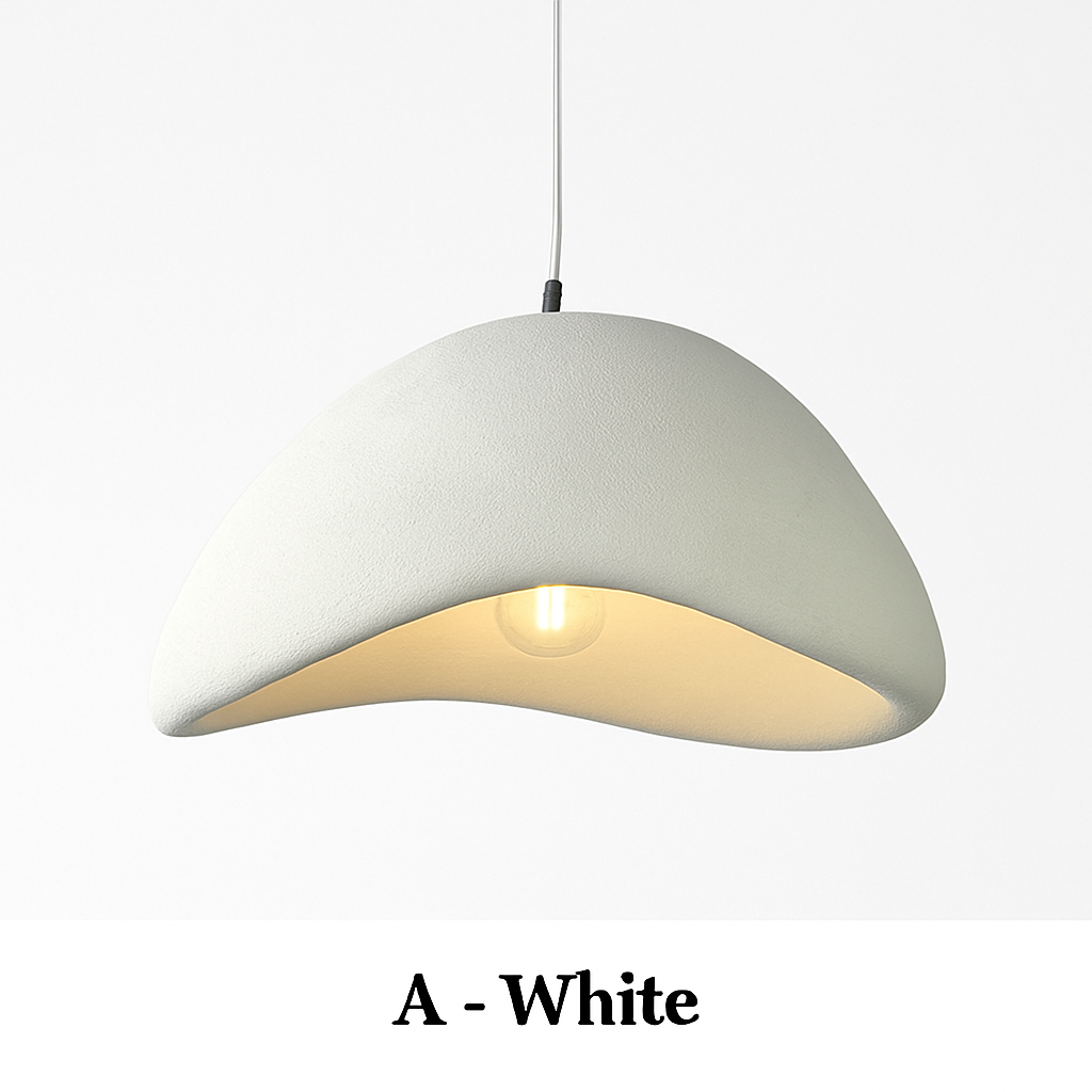 lustre moderne nordique wabi sabi led suspendu loft