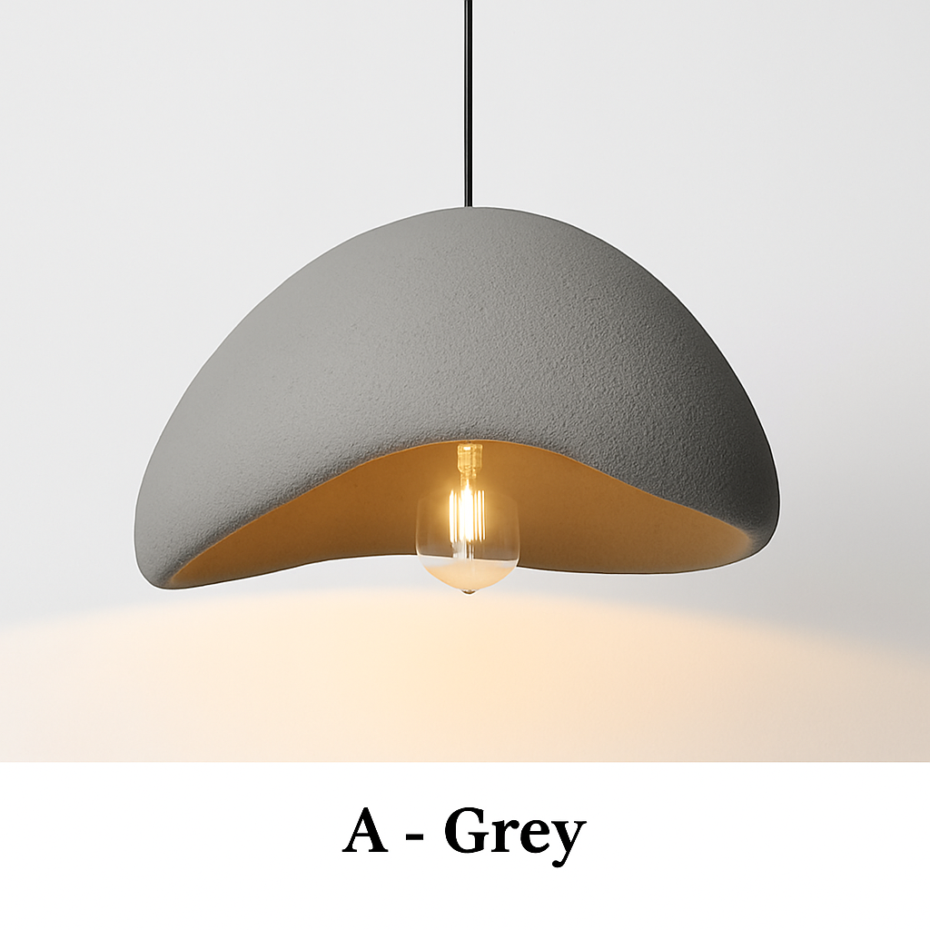 lustre moderne nordique wabi sabi led suspendu loft