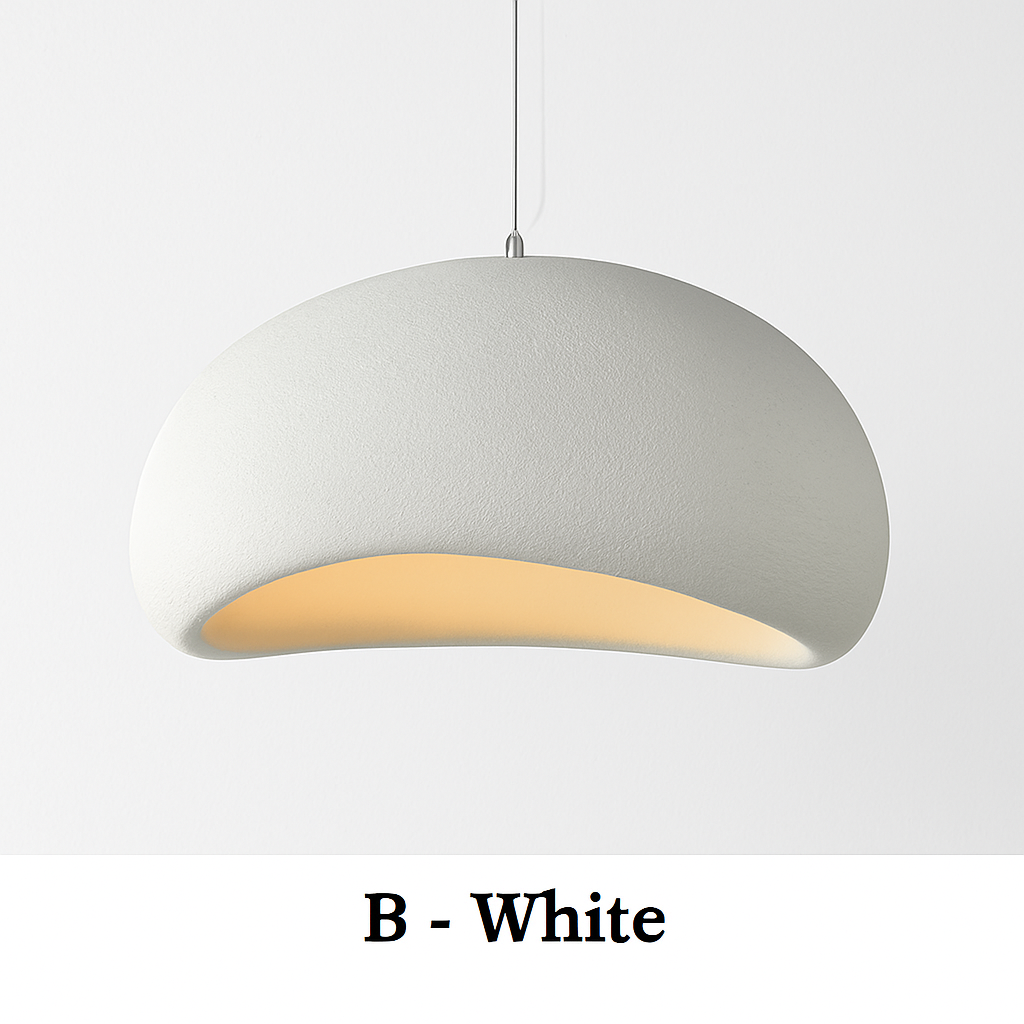 lustre moderne nordique wabi sabi led suspendu loft