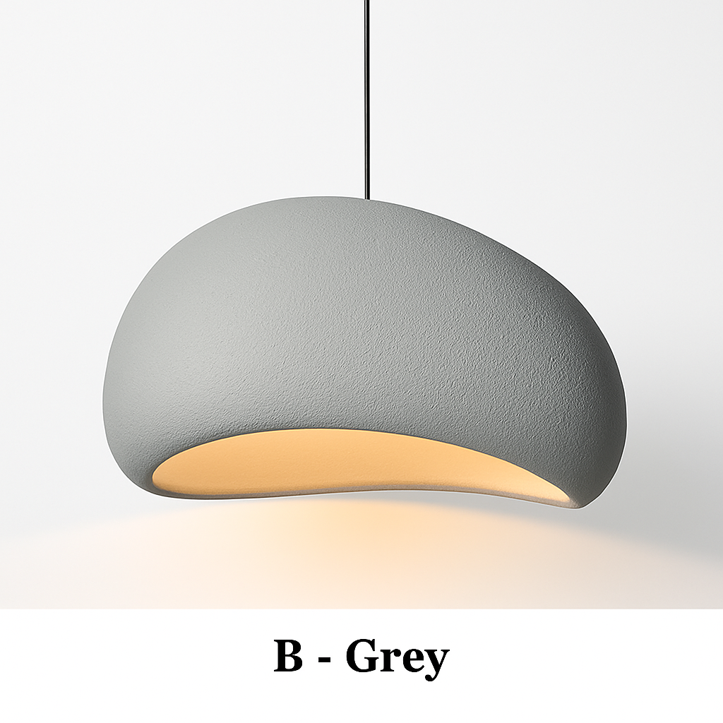 lustre moderne nordique wabi sabi led suspendu loft