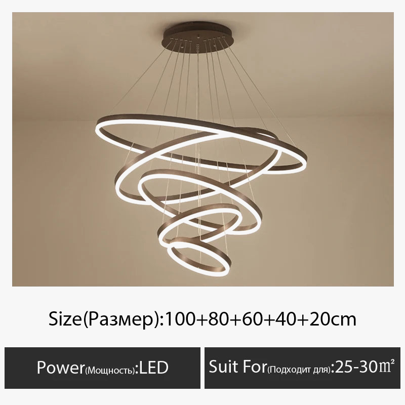lustre moderne pour éclairage intérieur décoratif suspendu