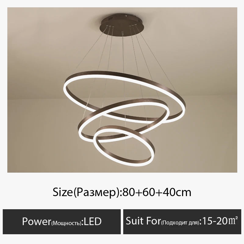 lustre moderne pour éclairage intérieur décoratif suspendu