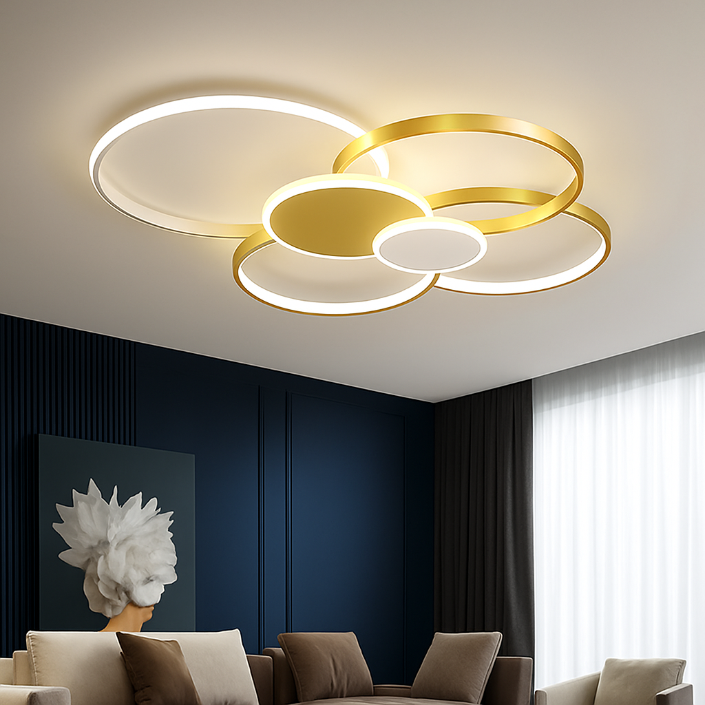 lustre moderne pour éclairage intérieur design élégant et luxueux