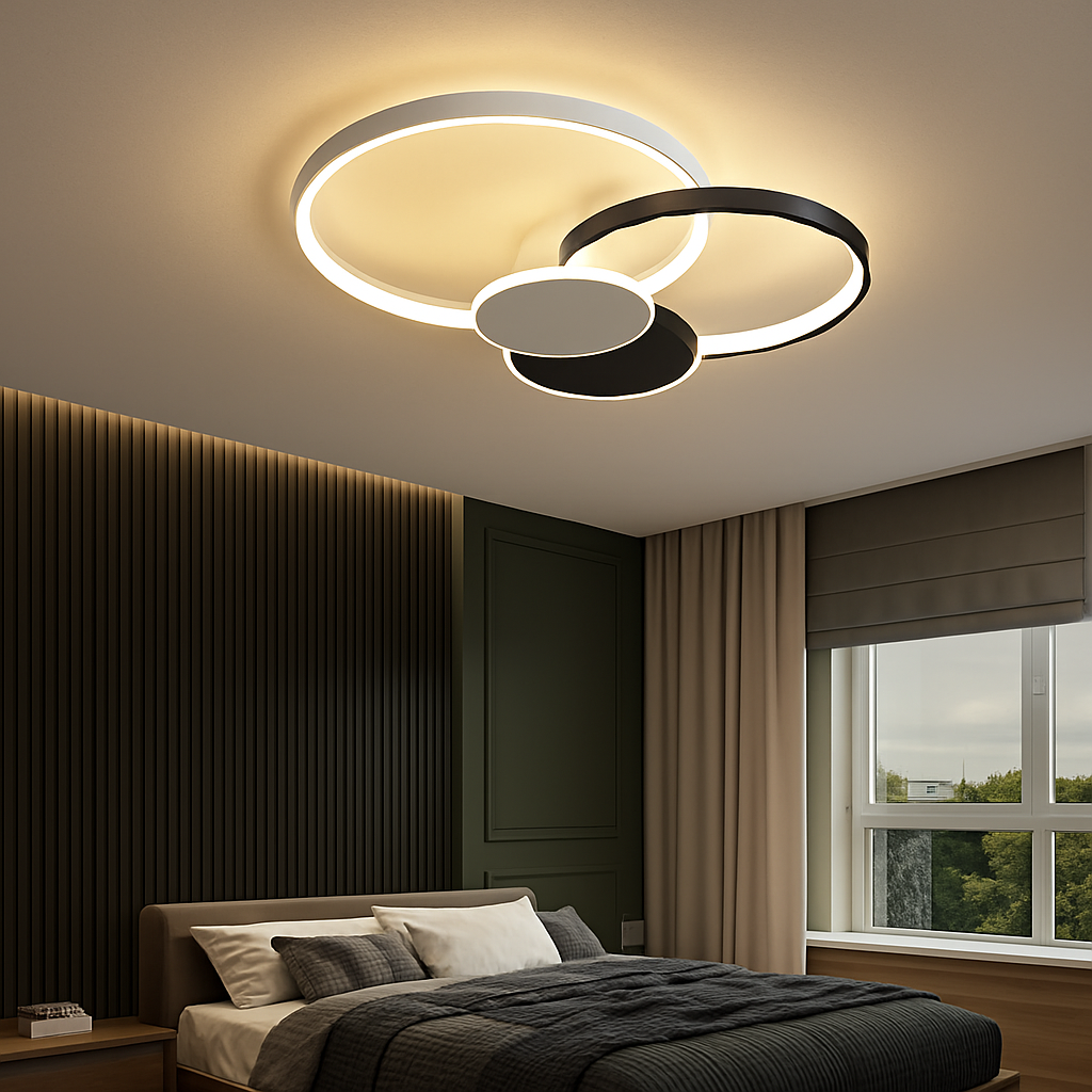 lustre moderne pour éclairage intérieur design élégant et luxueux