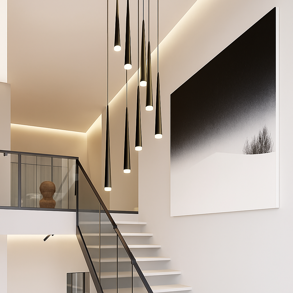 lustre moderne pour décoration intérieure et éclairage élégant