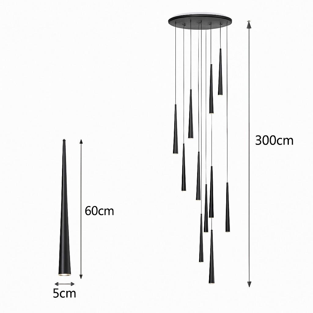 lustre moderne pour décoration intérieure et éclairage élégant