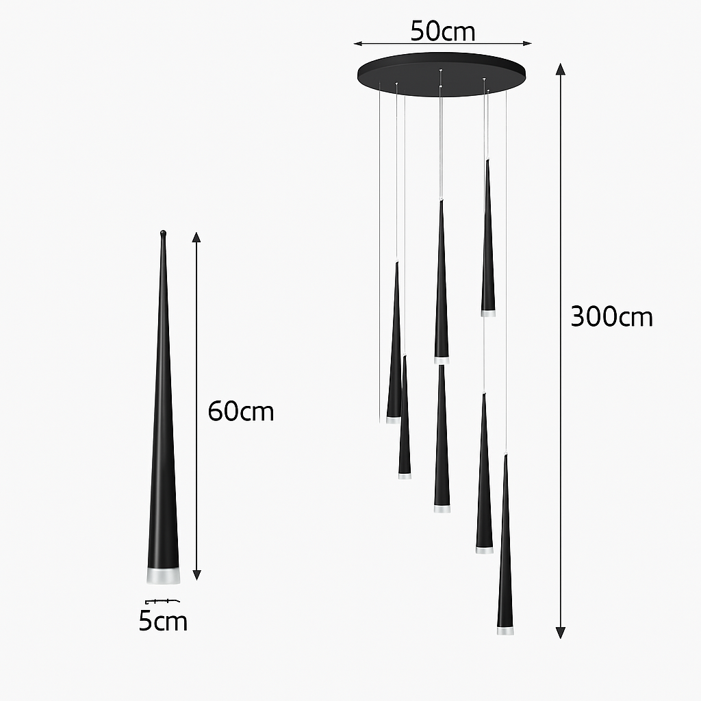 lustre moderne pour décoration intérieure et éclairage élégant