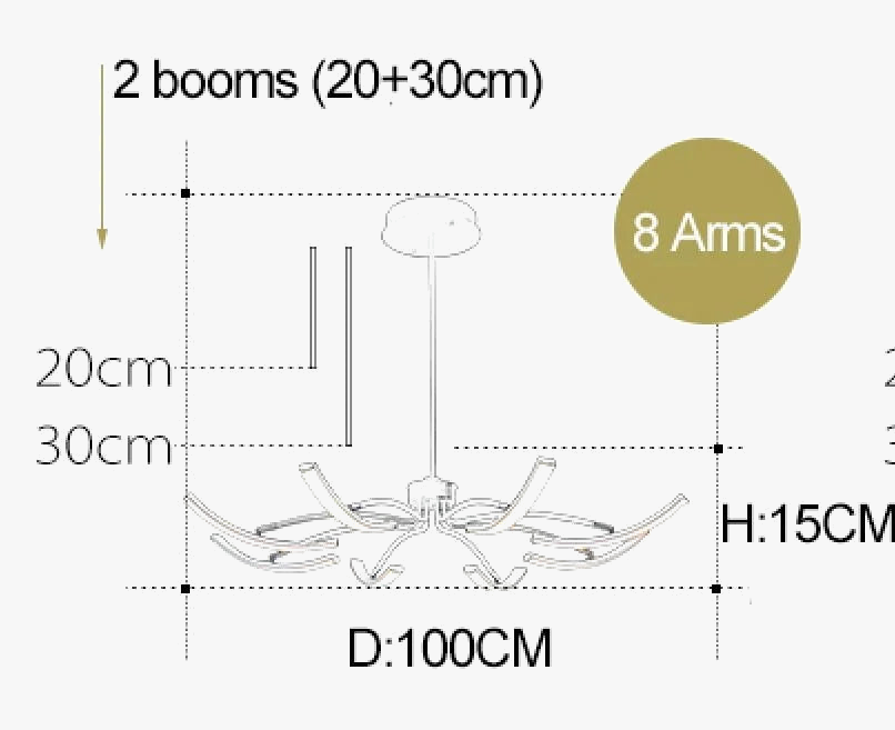 lustre moderne réglable pour intérieur design élégant