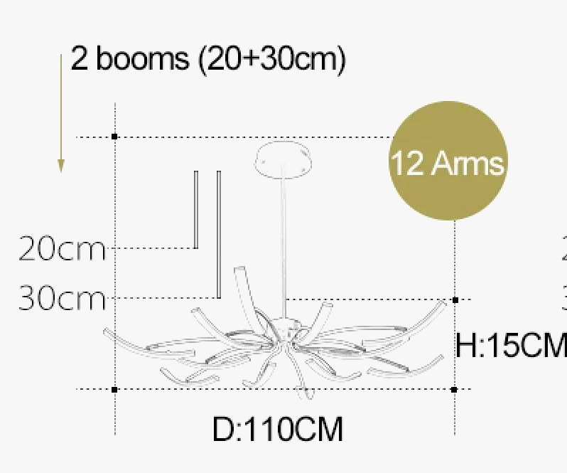 lustre moderne réglable pour intérieur design élégant