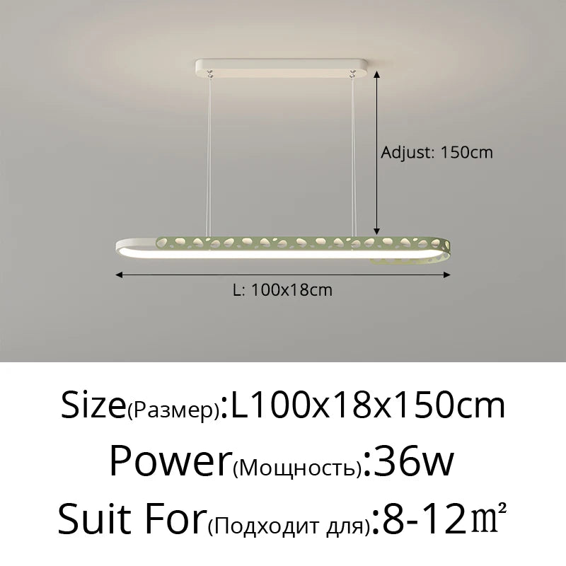 lustre moderne simple éclairage à la maison décoration