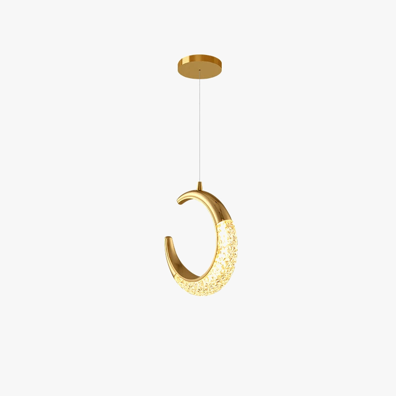 lustre moderne simple de luxe à tête unique