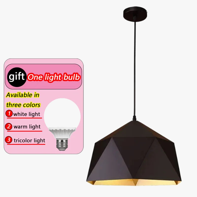 lustre moderne simple en fer pour maison restaurant