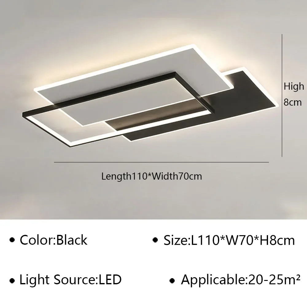 lustre moderne simple pour décoration intérieure lumineuse
