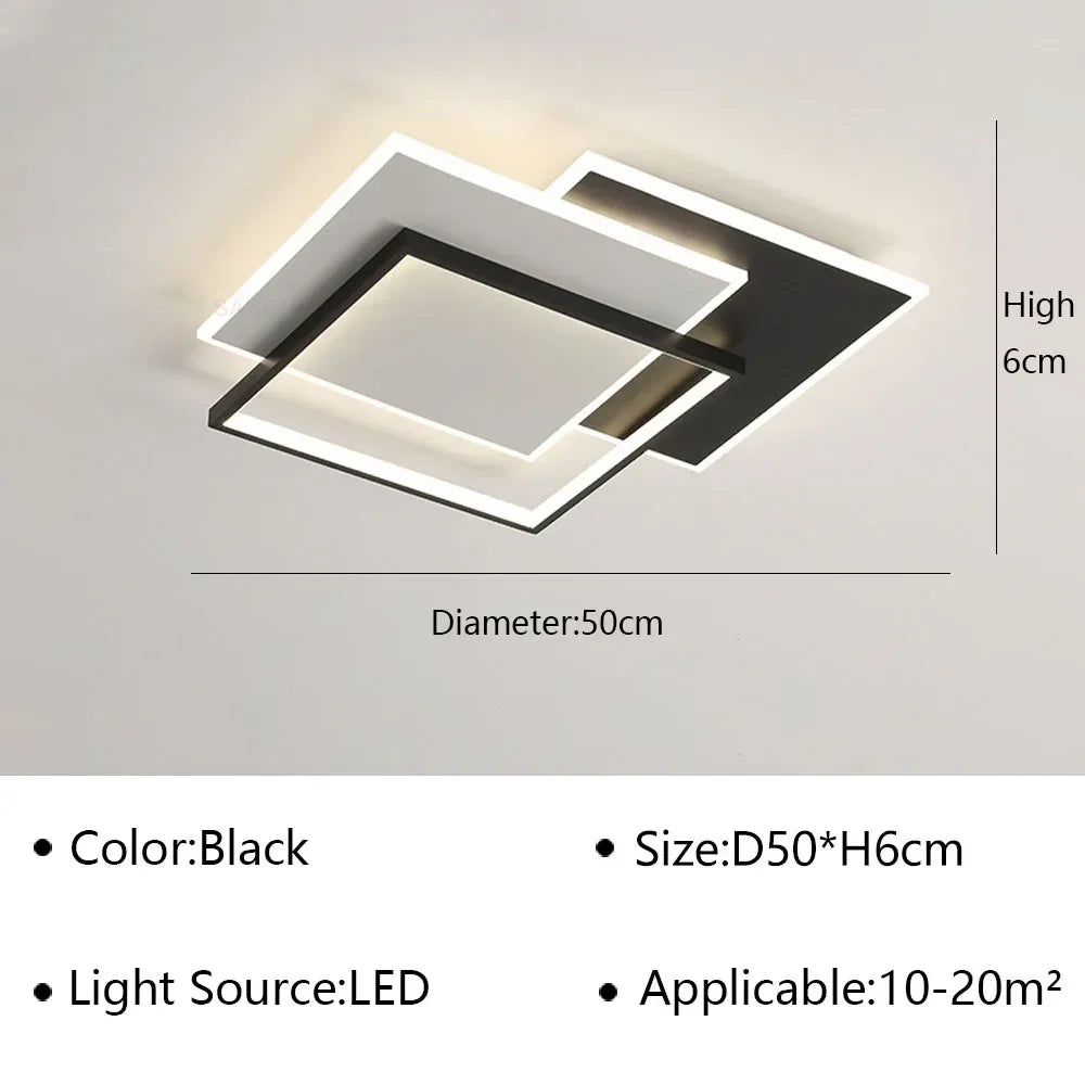lustre moderne simple pour décoration intérieure lumineuse