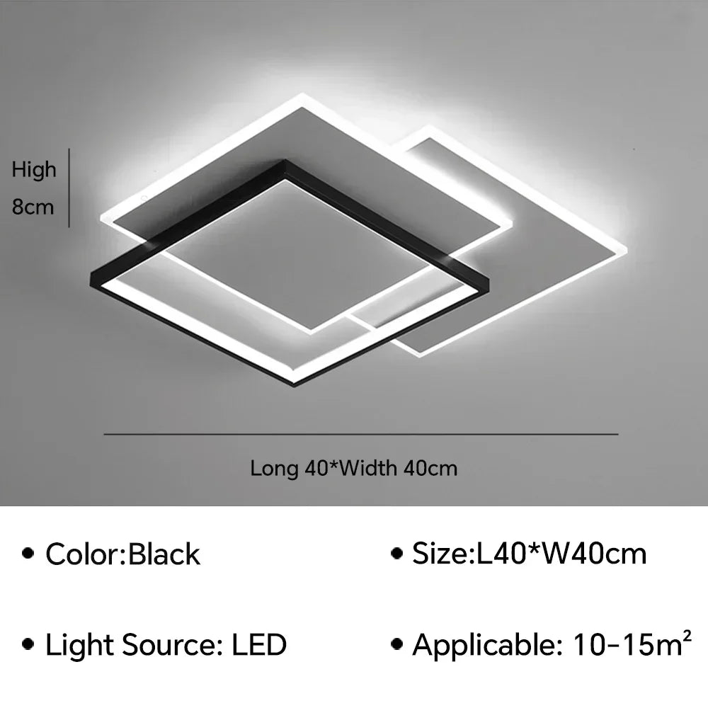 lustre moderne simple pour décoration intérieure lumineuse