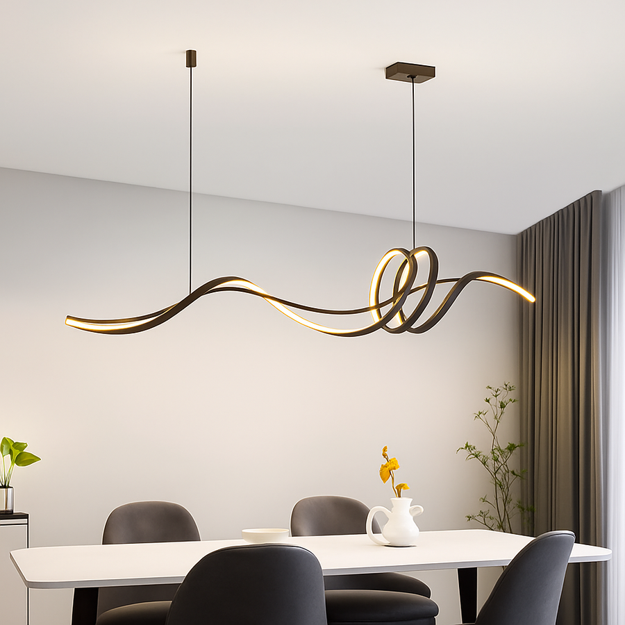 lustre moderne simple striptips pour intérieur luminaire