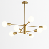 lustre moderne spoutnik satellite à 2/4/8 têtes suspendu