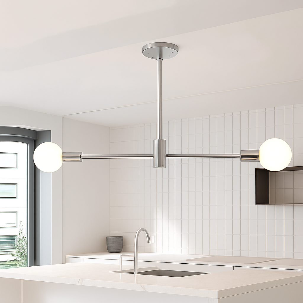 lustre moderne spoutnik satellite à 2/4/8 têtes suspendu
