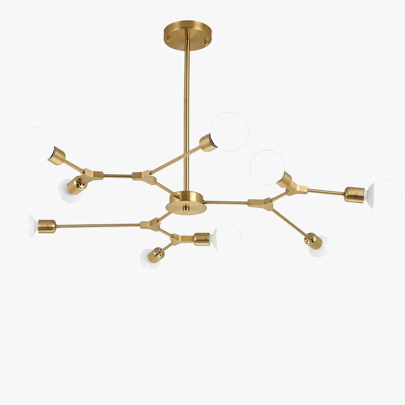 lustre moderne spoutnik satellite lampe suspendue 3 6 9 branches