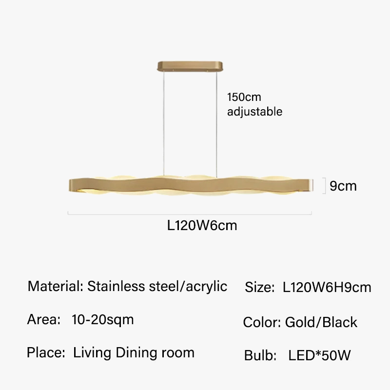 lustre moderne suspendu éclairage intérieur design élégant lumineux