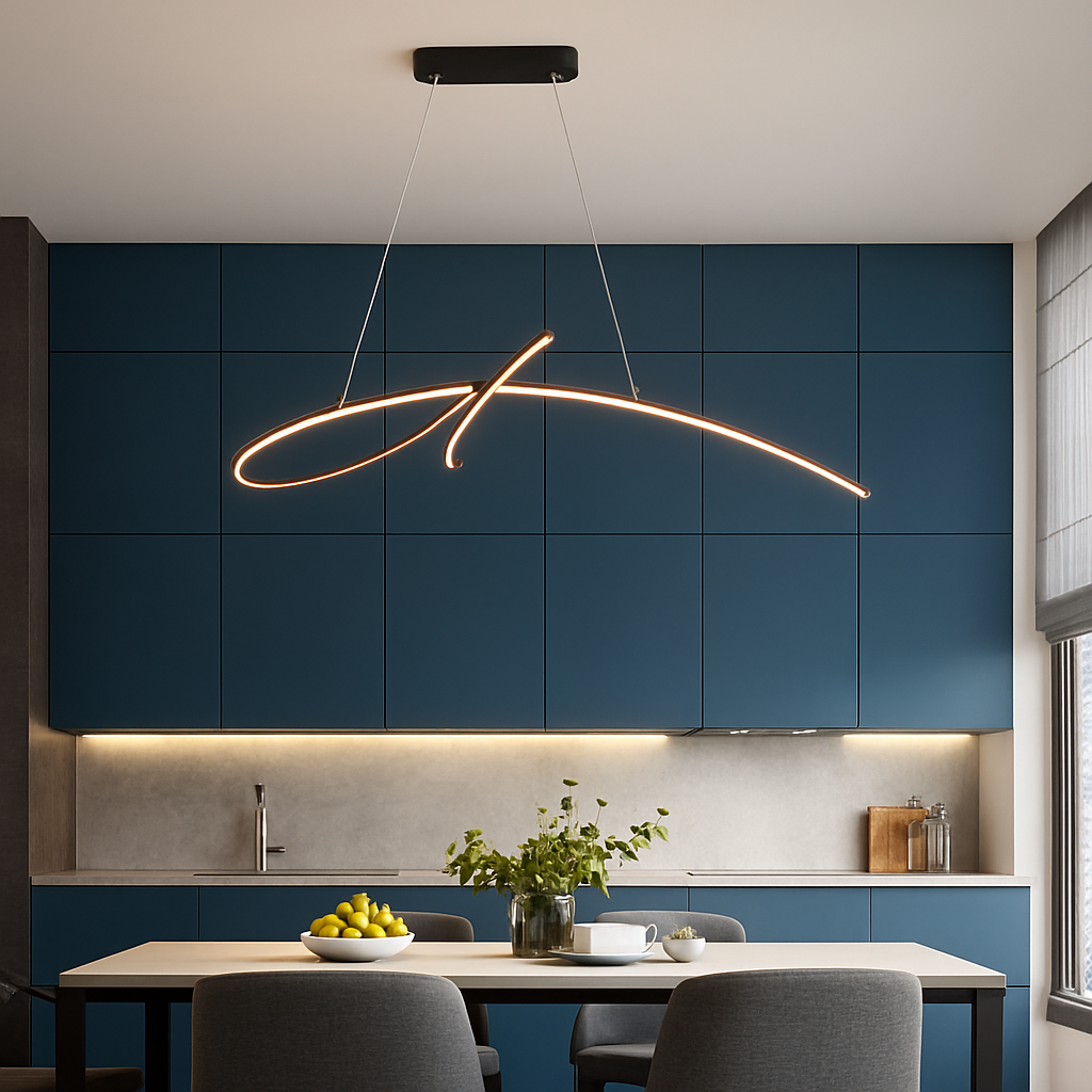 lustre moderne suspendu pour un éclairage intérieur élégant