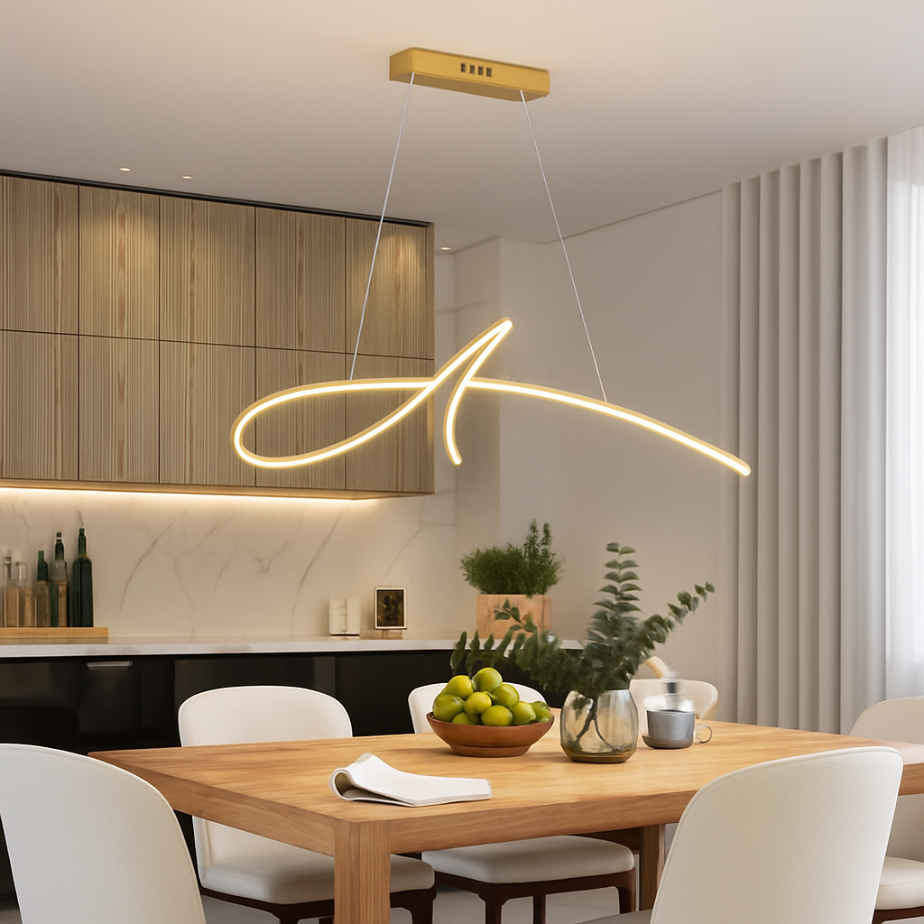 lustre moderne suspendu pour un éclairage intérieur élégant