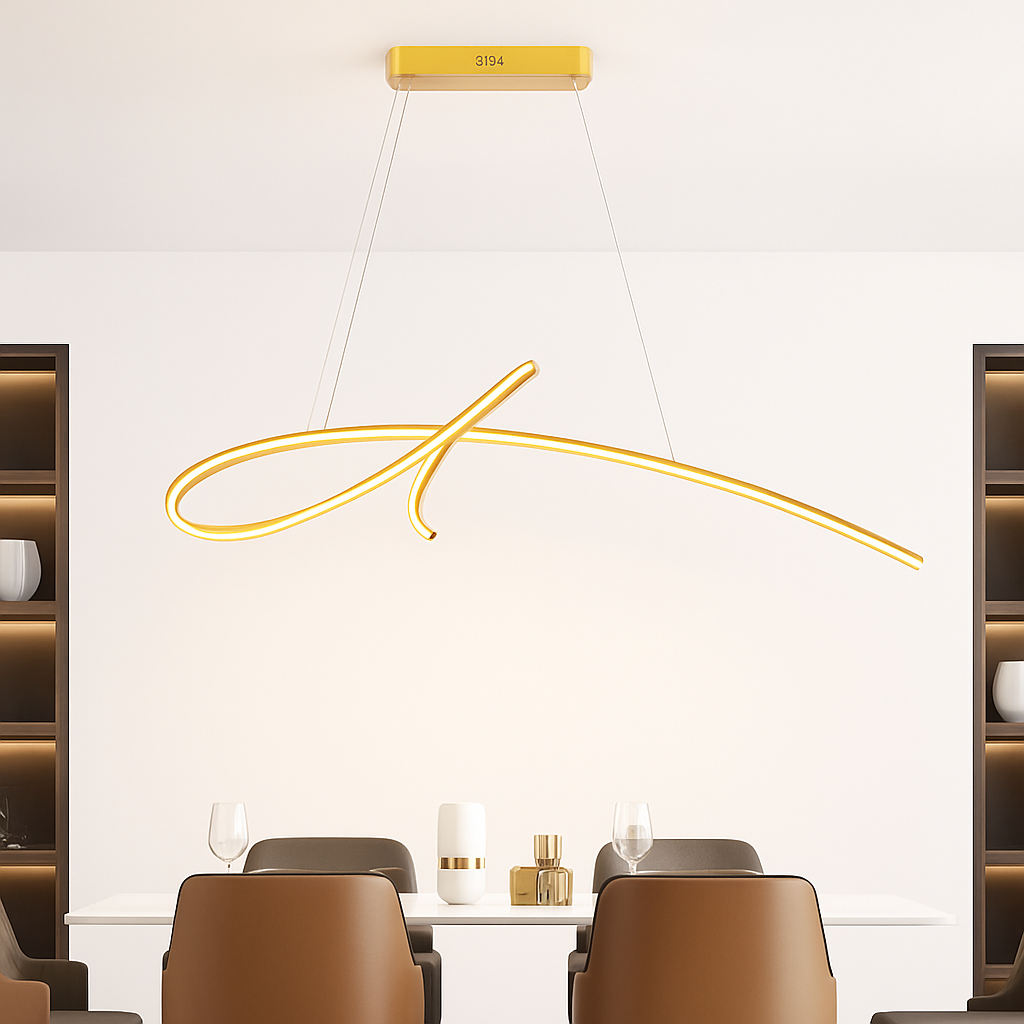 lustre moderne suspendu pour un éclairage intérieur élégant